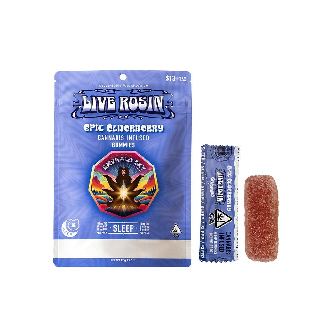 Epic Elderberry | 10:2:4 Live Rosin Gummies 100mg