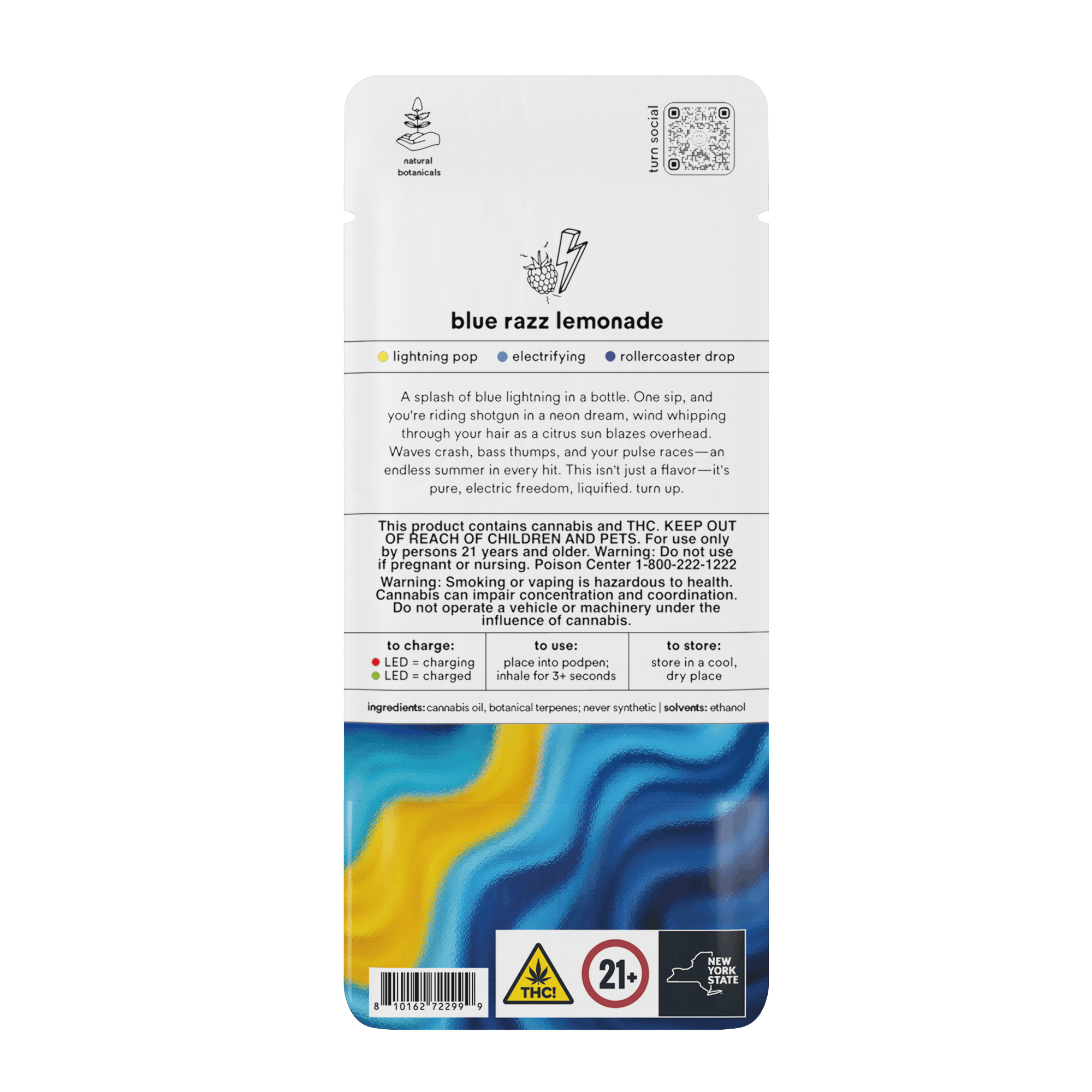Blue Razz Lemonade | 1g Pod