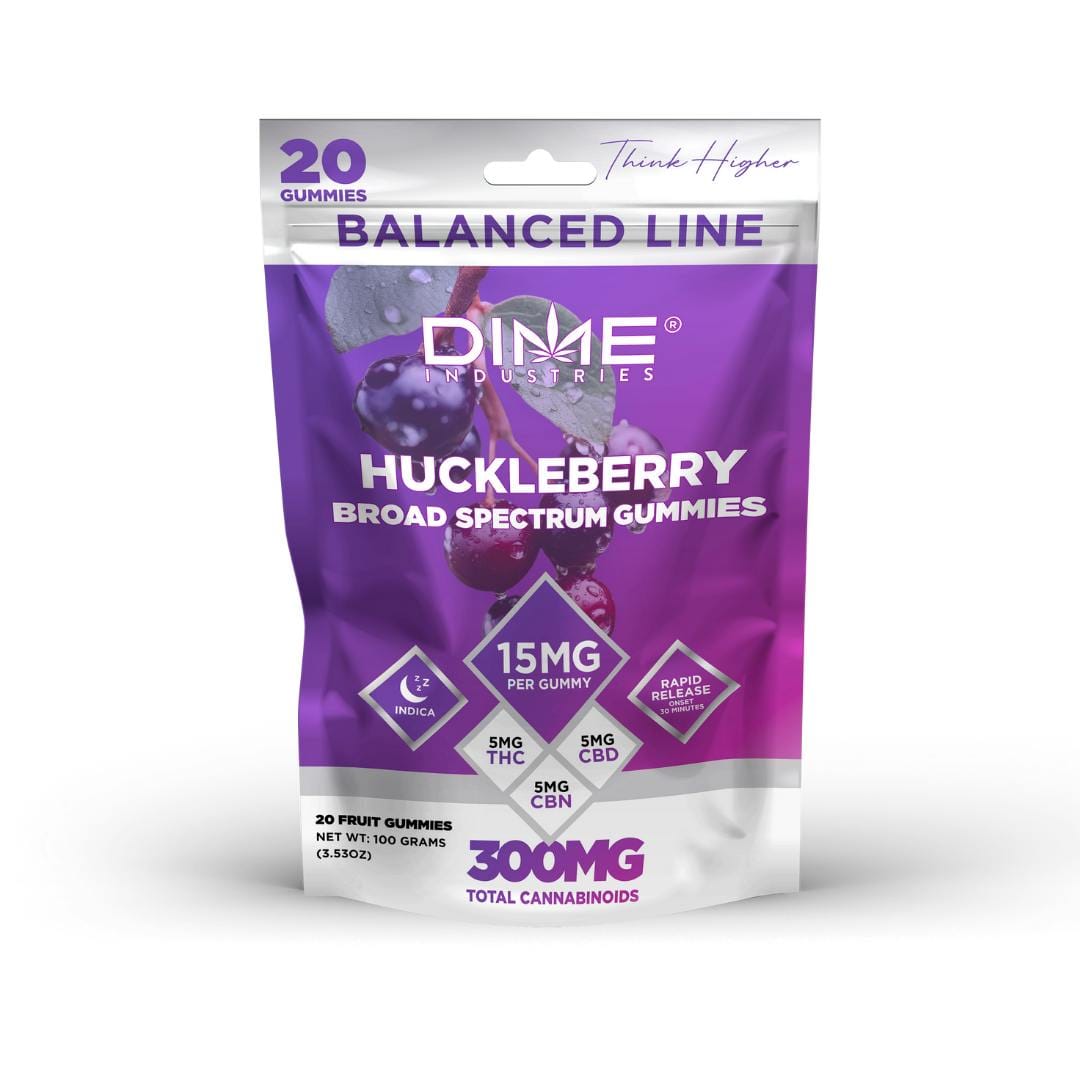 Huckleberry | 100mg Gummies 1:1:1