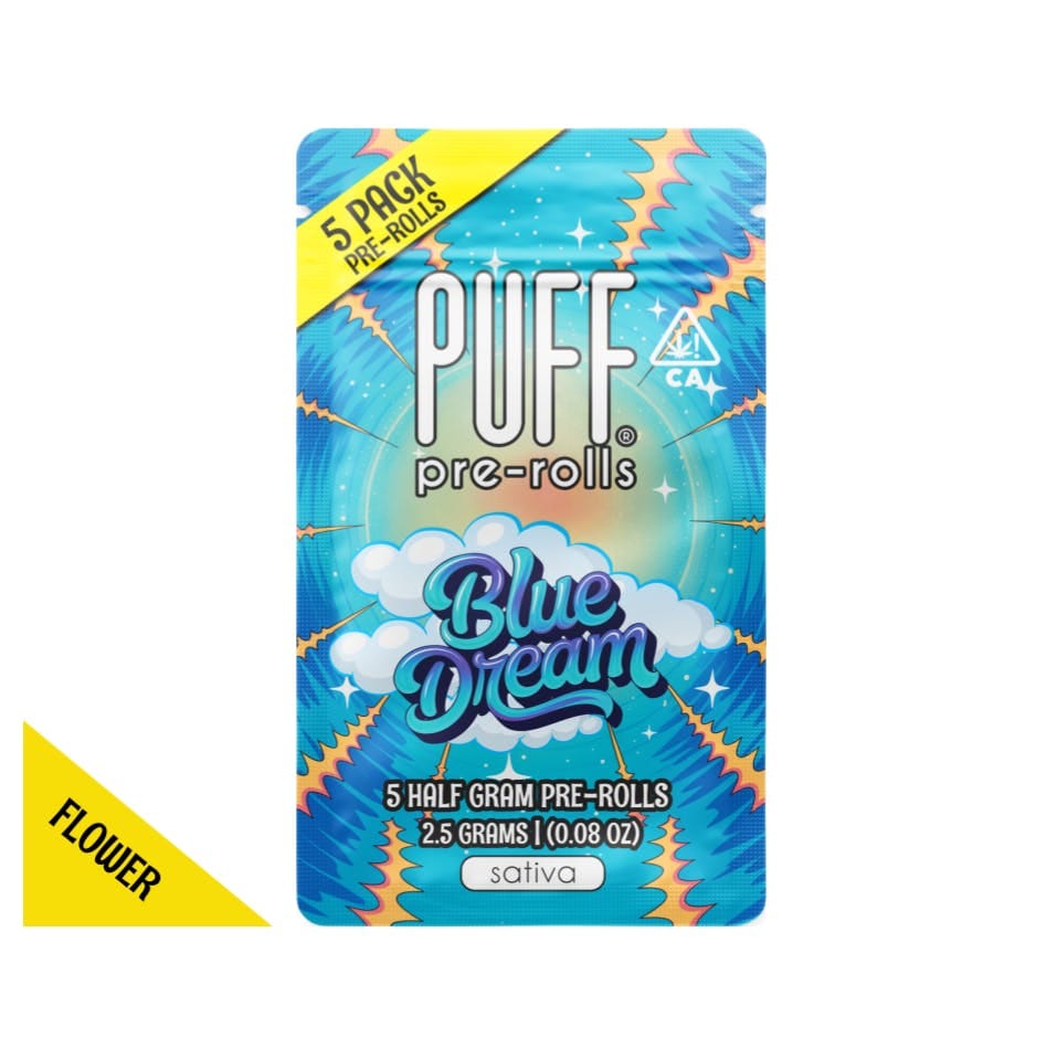 Blue Dream 2.5g Preroll 5 Pack