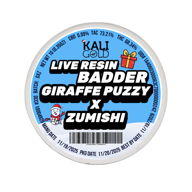 Giraffe Puzzy x Zumishi | 1g Cured Resin Badder