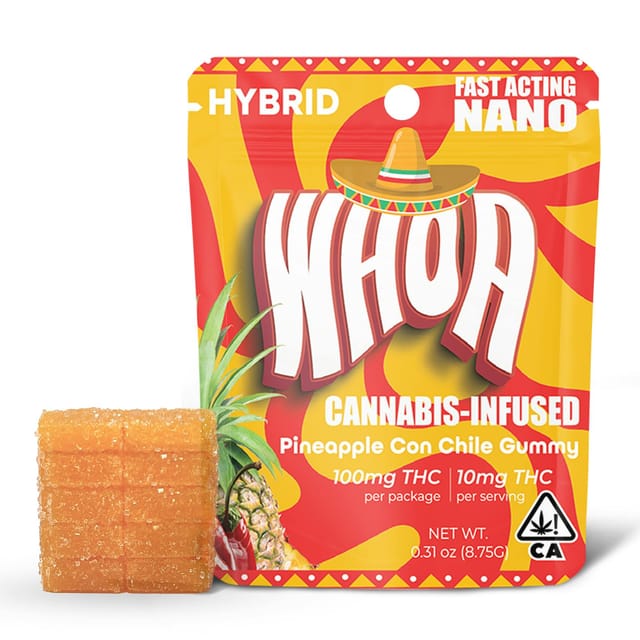 WHOA | PINEAPPLE CON CHILE | GUMMY BITE | 100MG