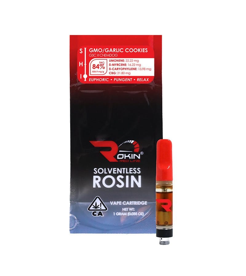 GMO Garlic Cookies | 1g Redline Rosin Cartridge