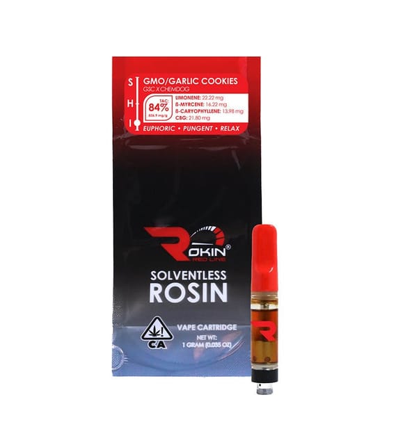 GMO Garlic Cookies | 1g Redline Rosin Cartridge