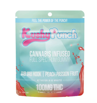 Peach Passion Fruit | 100mg Jab Jab Hook Gummies