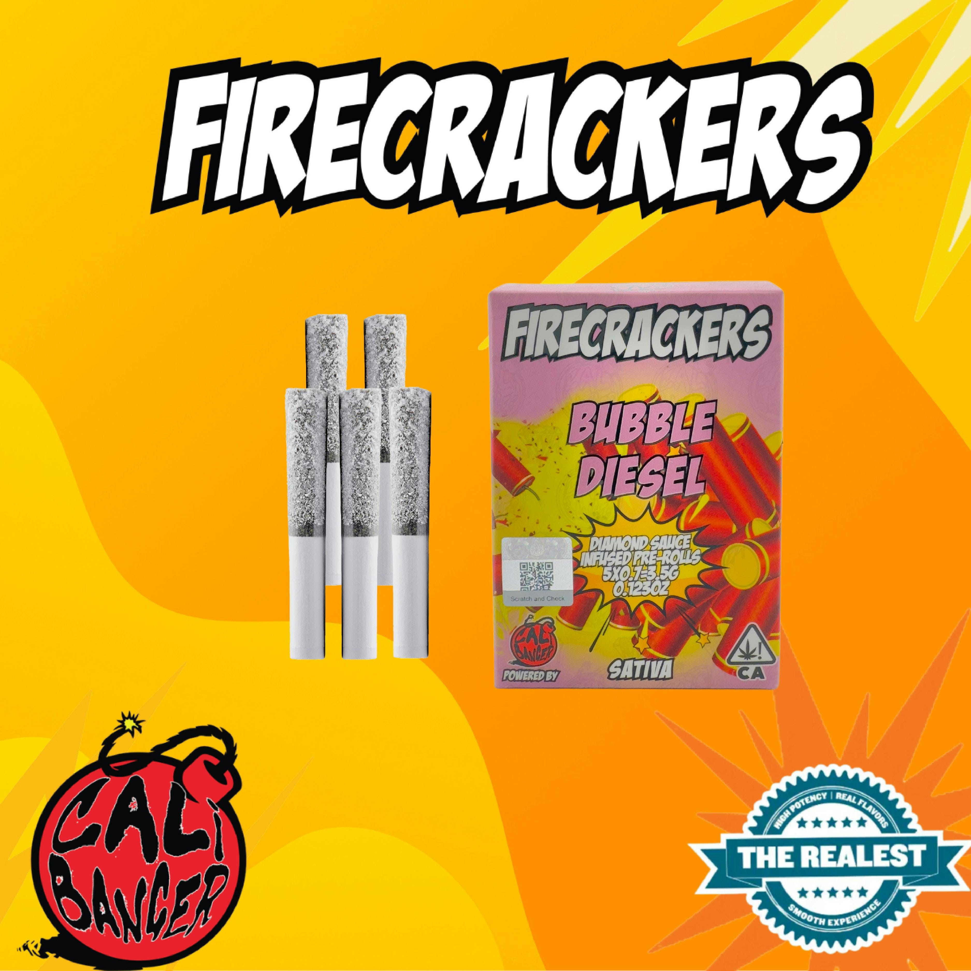 Bubble Diesel | 3.5G | .7G x 5 Diamond Sauce Infused Preroll Pack