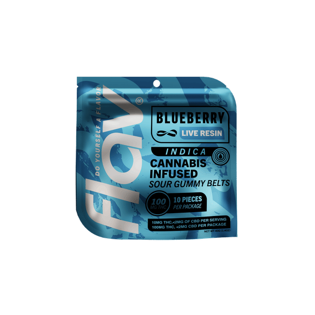 Sour Blueberry | 100mg LR Gummy Belt