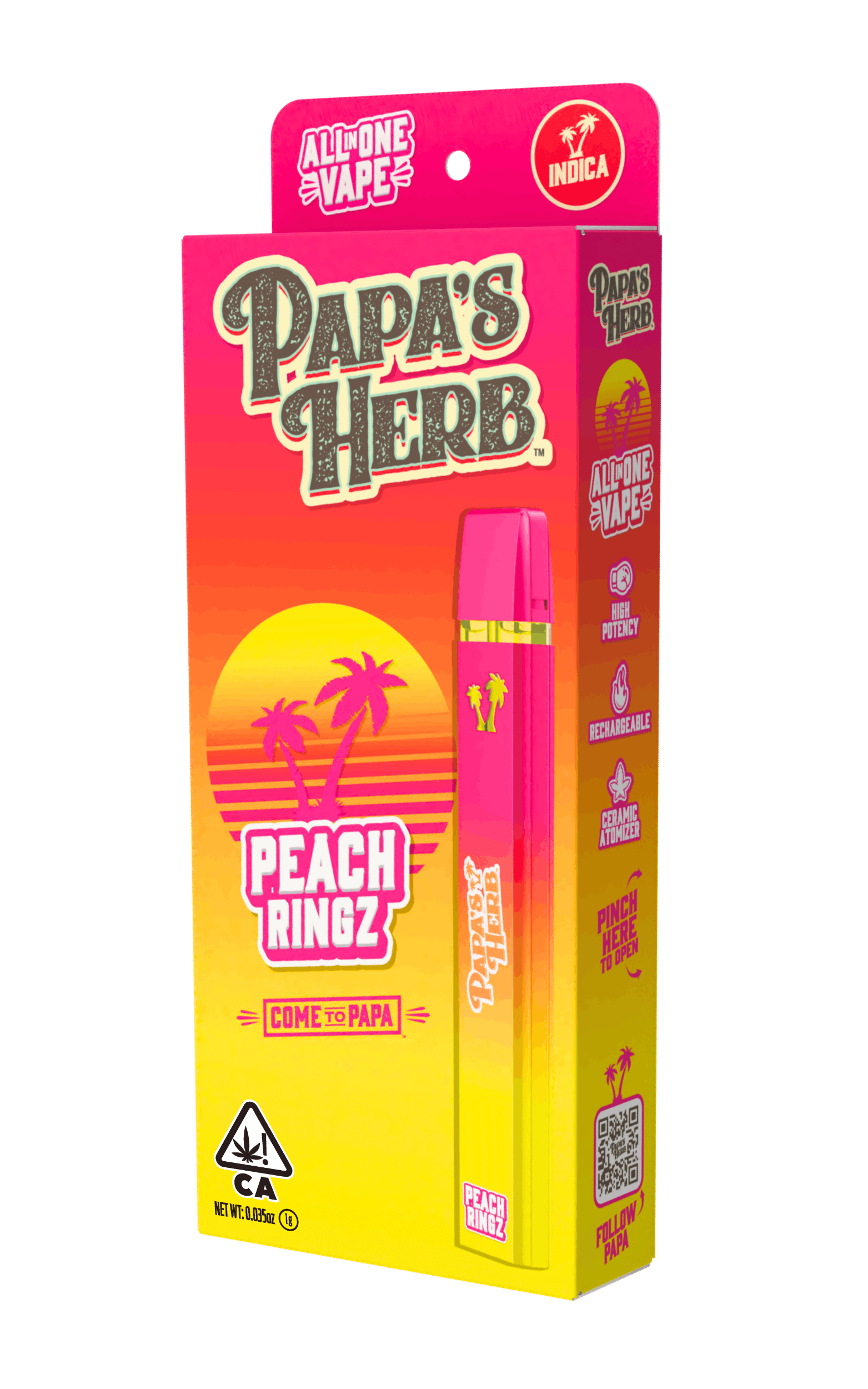 Peach Ringz | 1g AIO