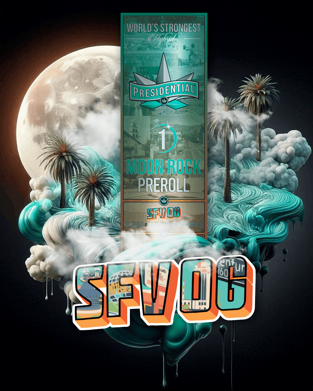 SFV OG | 1g Moonrock Pre-roll