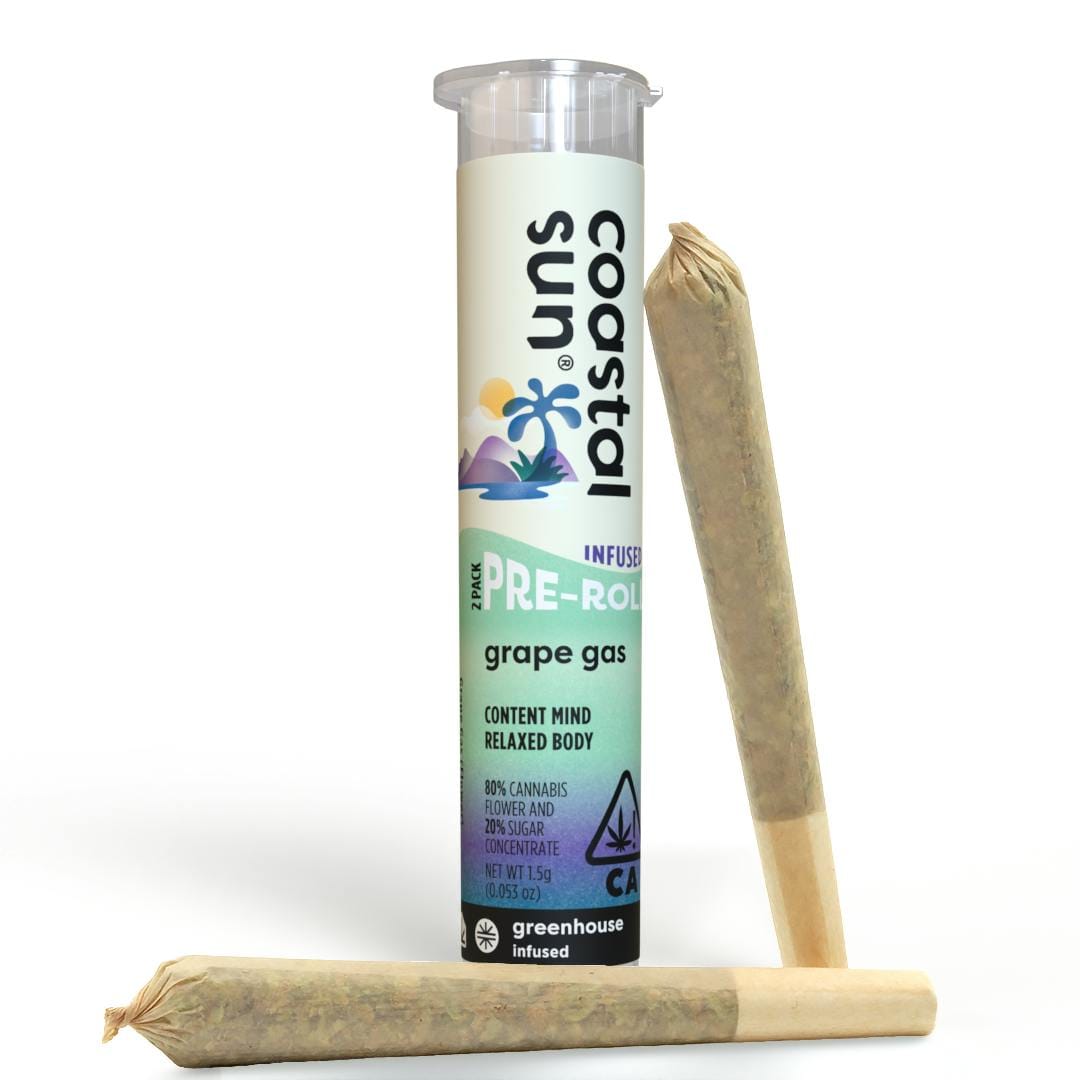 Grape Gas | 0.75g Pre-Roll 2pk 1.5g