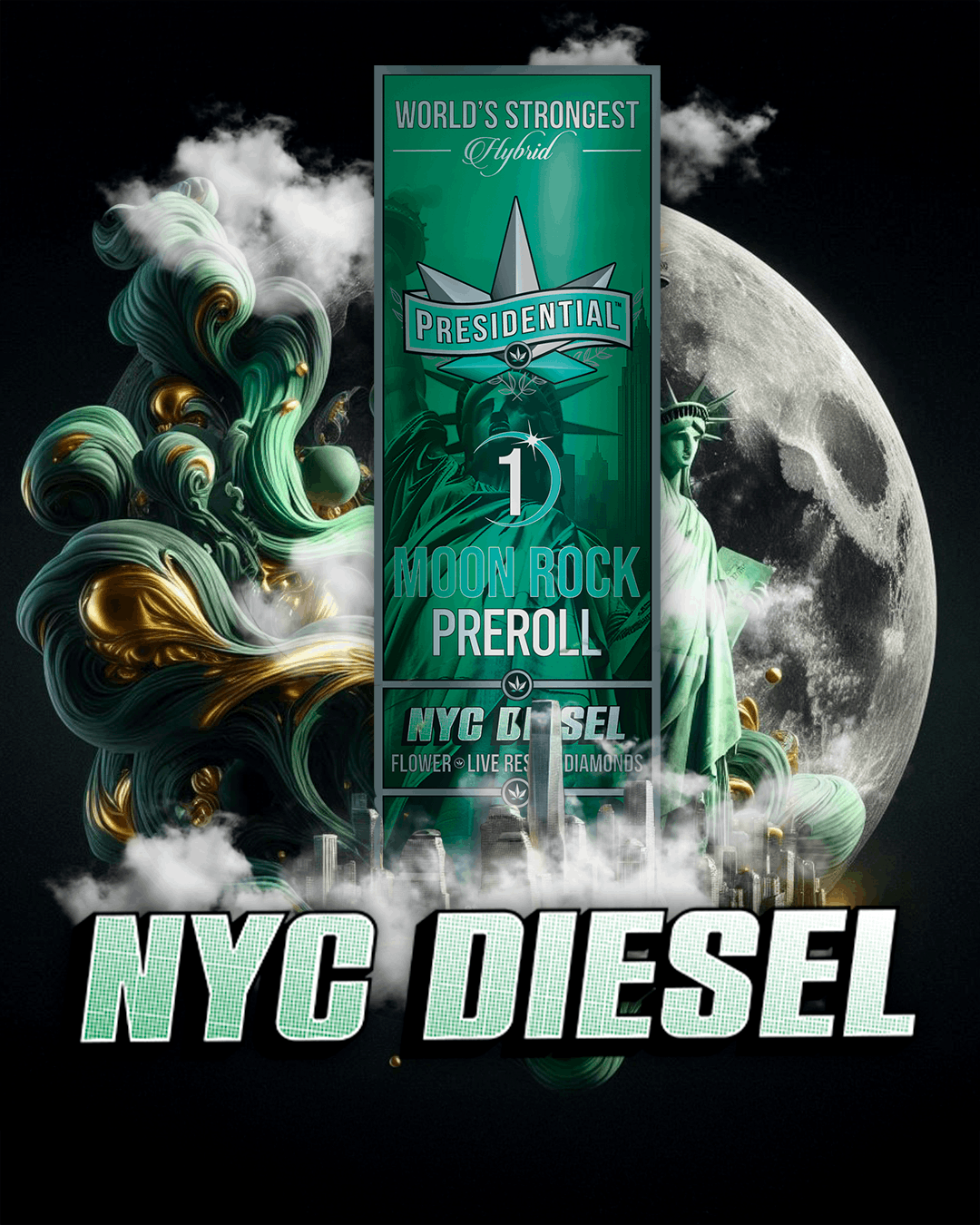 NYC Diesel | 1g Moonrock Pre-roll