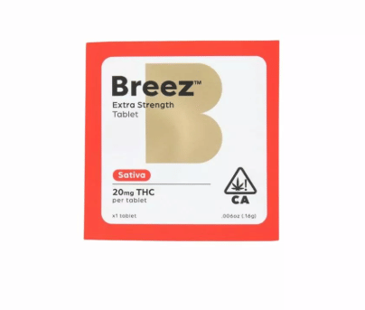 Extra Strength Sativa | 20mg THC Single Tablet - Breez