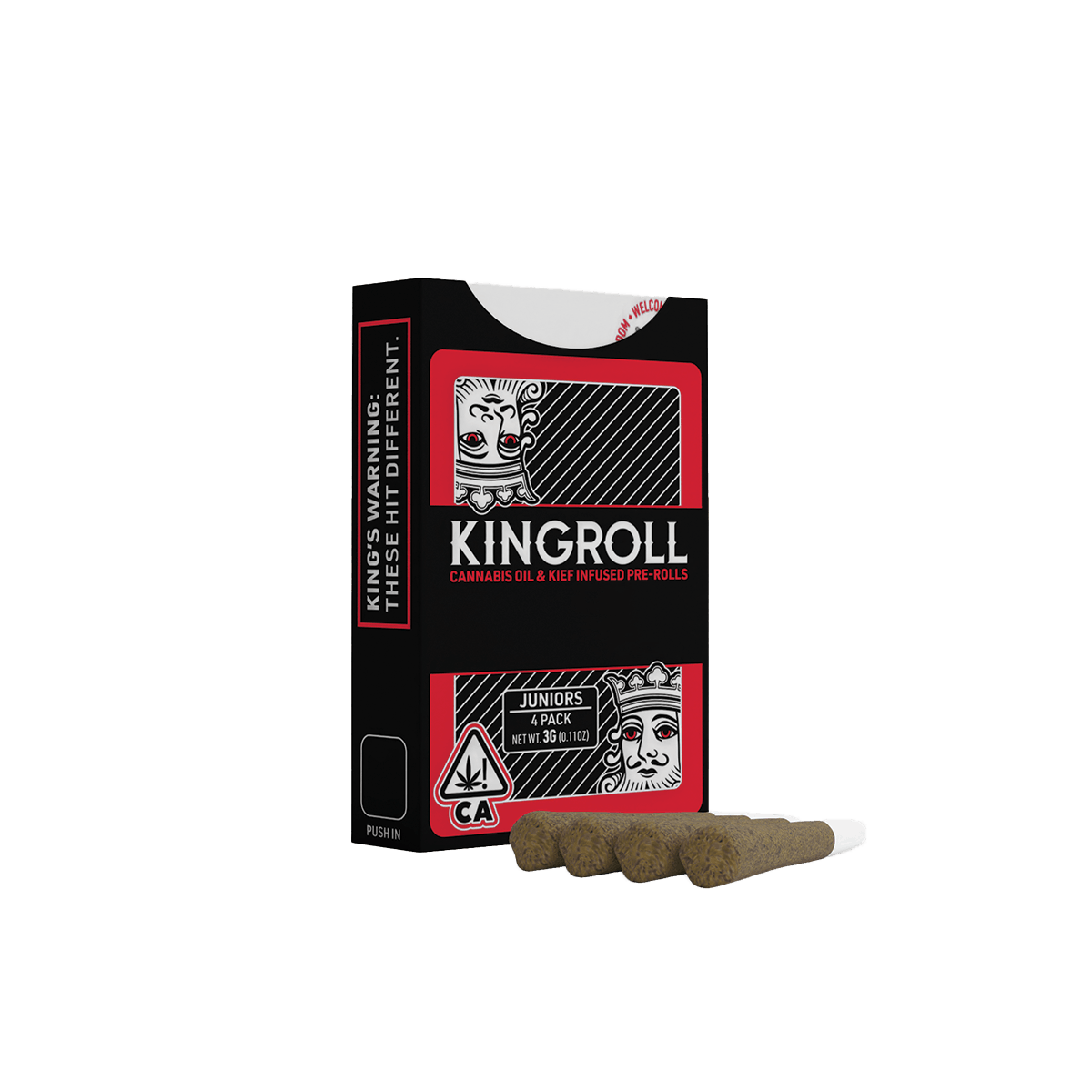 KingRoll Blueberry Pancakes x Blueberry Z .75g Infused Prerolls - 4 Pack 3 Grams Pre-Rolls cannabis