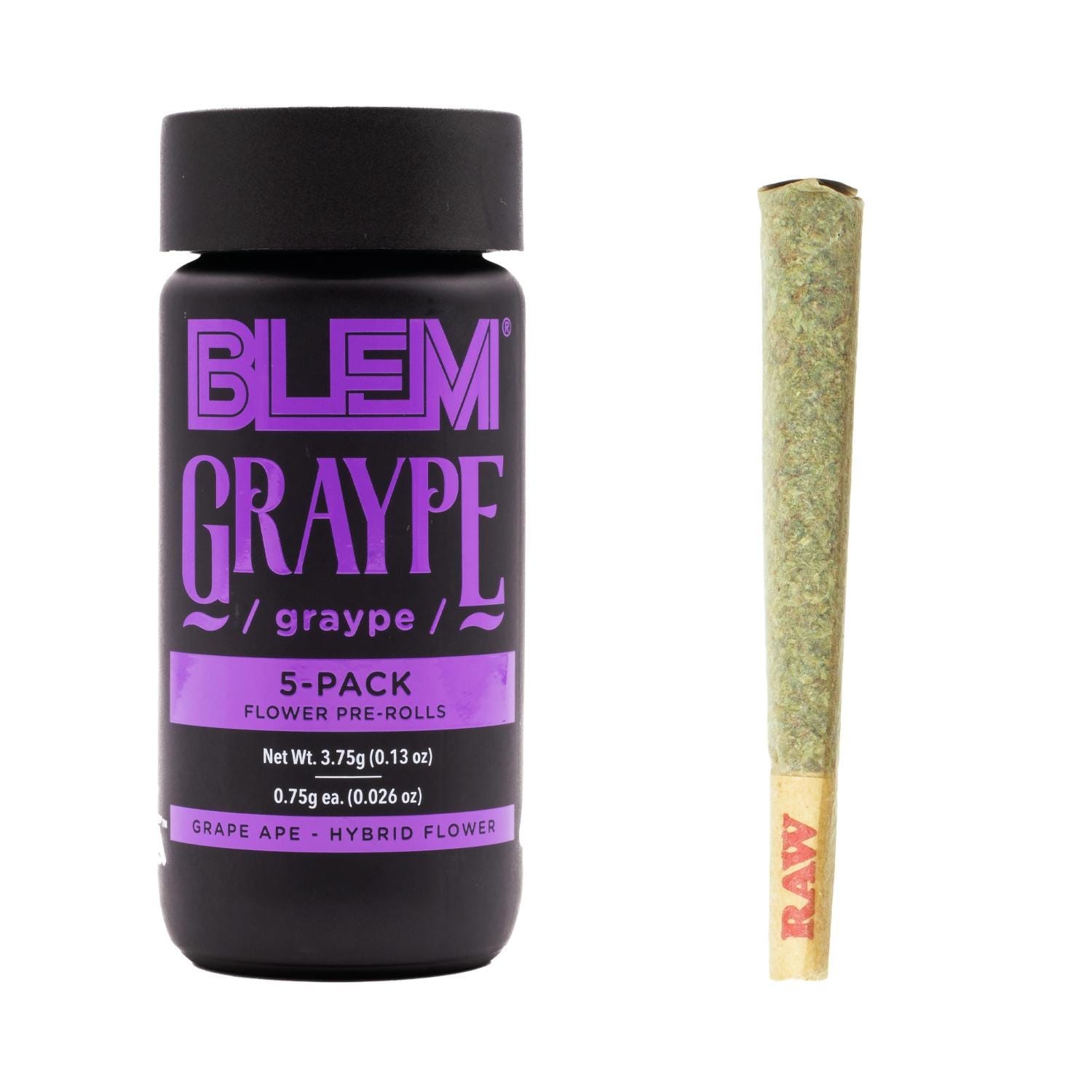 GRAYPE | 3.75g | .75g x 5 Preroll Pack