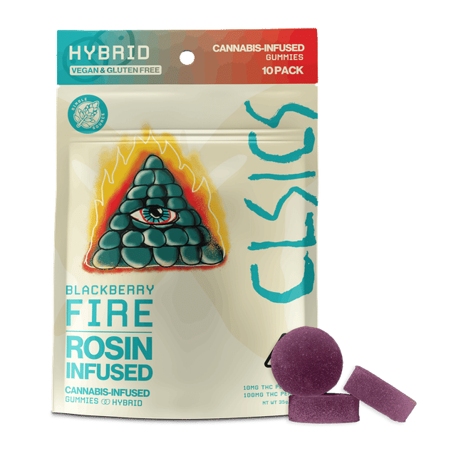 Blackberry Fire | Live Rosin Gummies 100mg