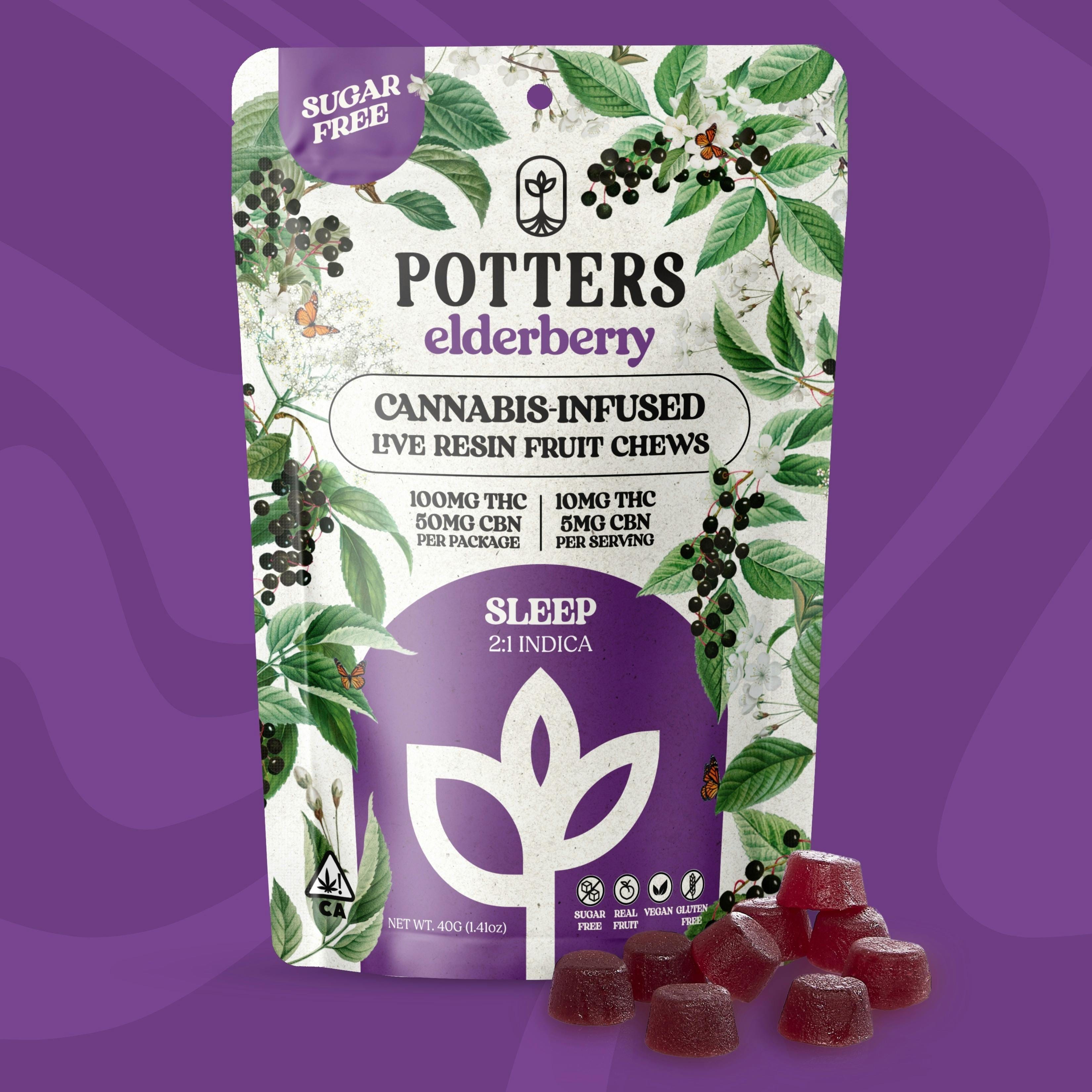 2:1 Elderberry Sugar-Free Live Gummies 100mg