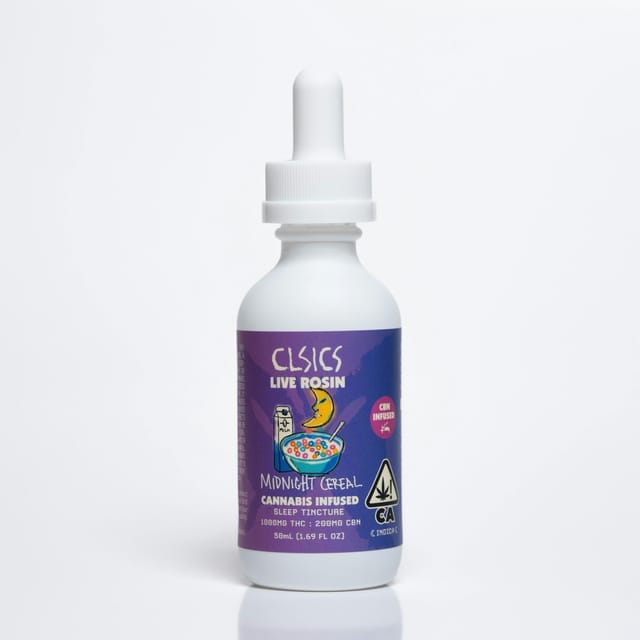 Midnight Cereal | 5:1 THC:CBN 1000mg Live Rosin Tincture