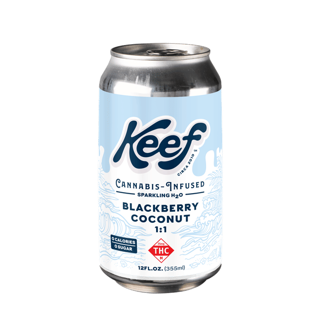 Blackberry Coconut | Sparkling H2O 1:1| 25mg Drink