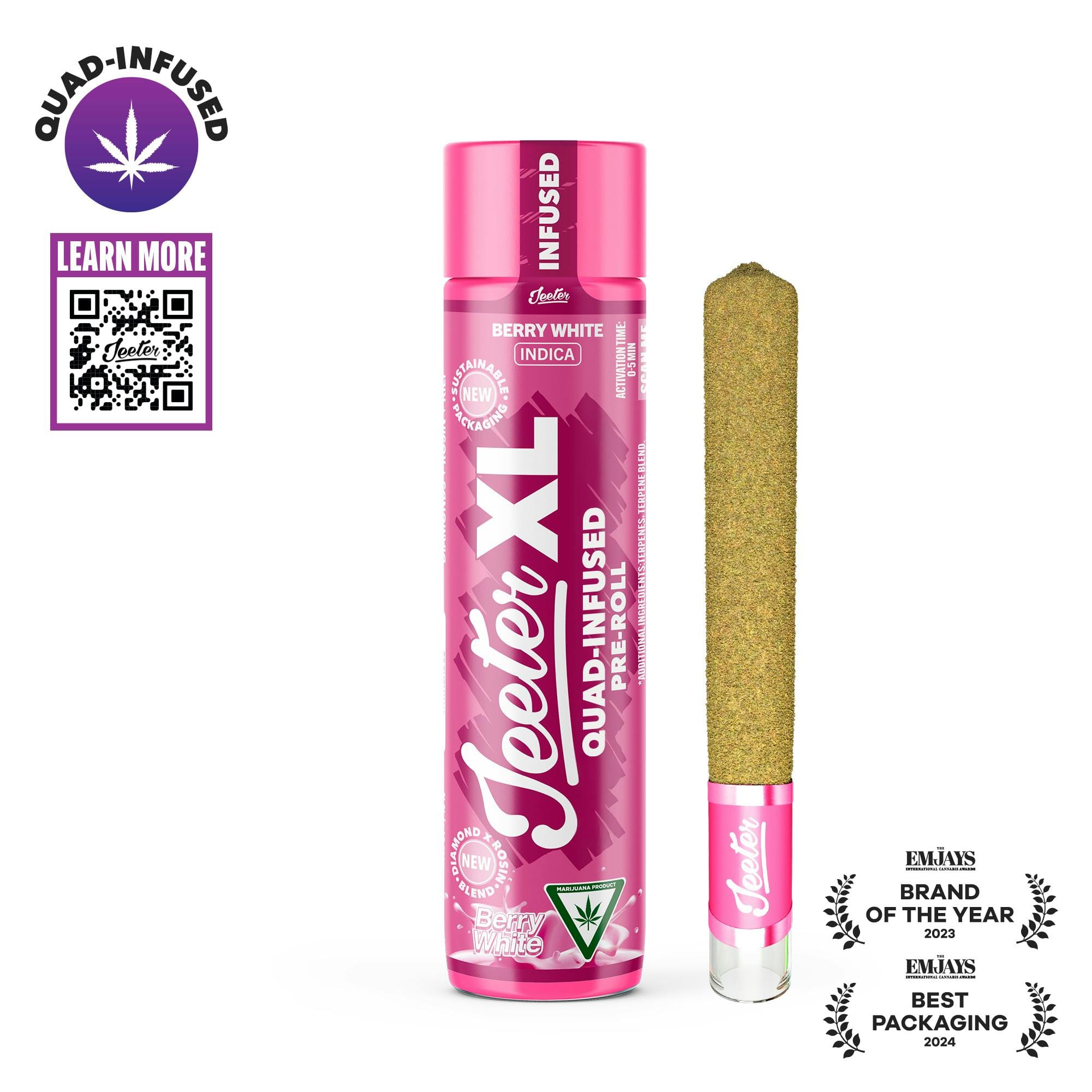 Berry White | 2g XL Rosin Infused Pre-Roll