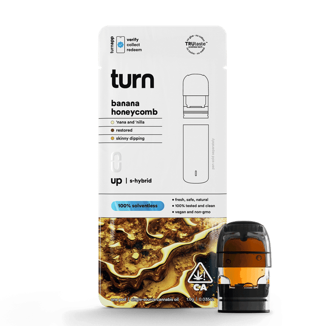 Turn Vapes Pink Menthol Solventless Turn Vape Pod - 0.5 Grams Vape Carts cannabis