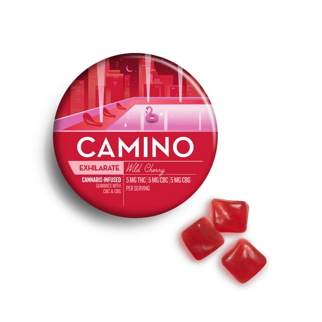 Camino | Wild Cherry "Exhilarate" 1:1:1 | 100mg Gummies