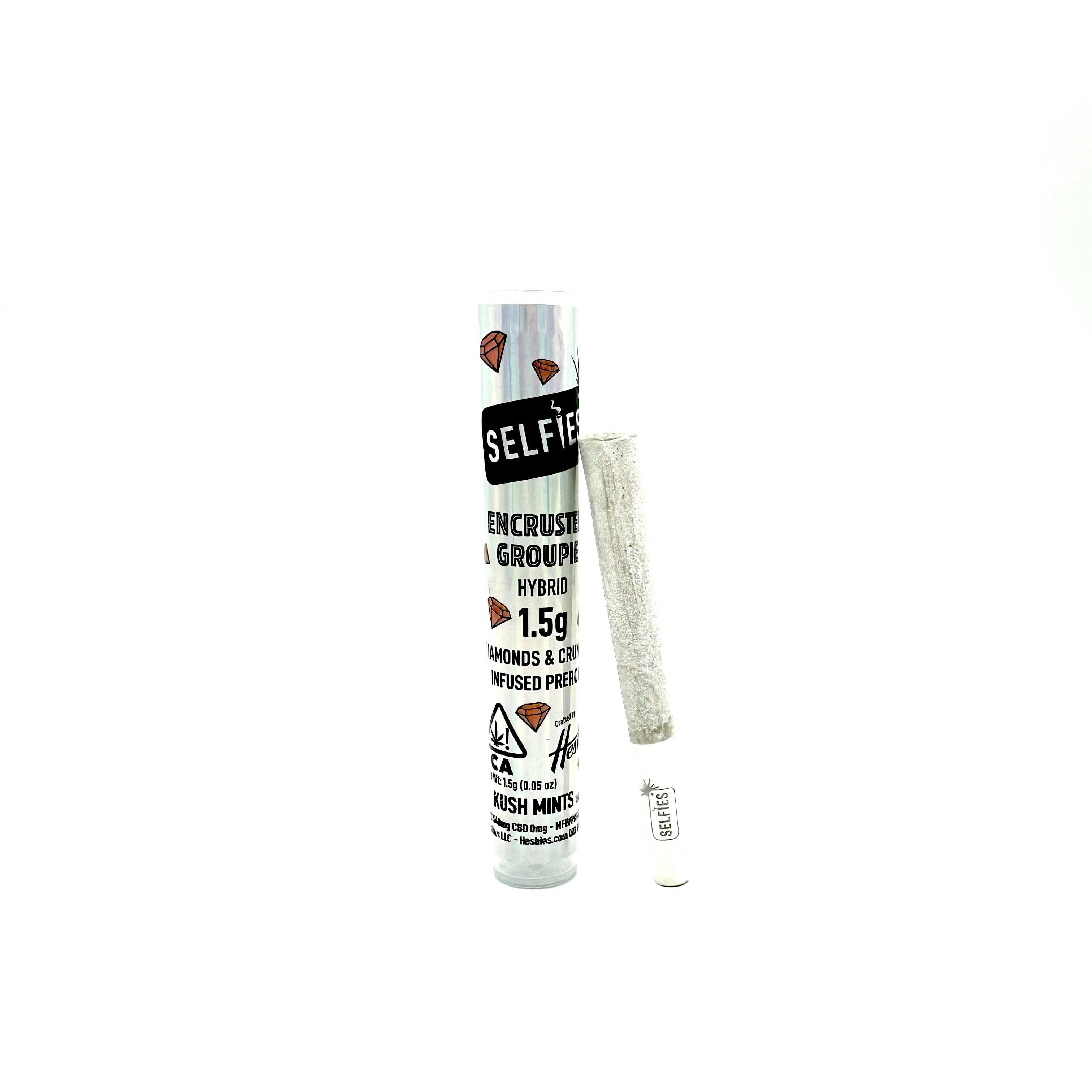 Kush Mints 1.5g Encrusted Groupie Preroll