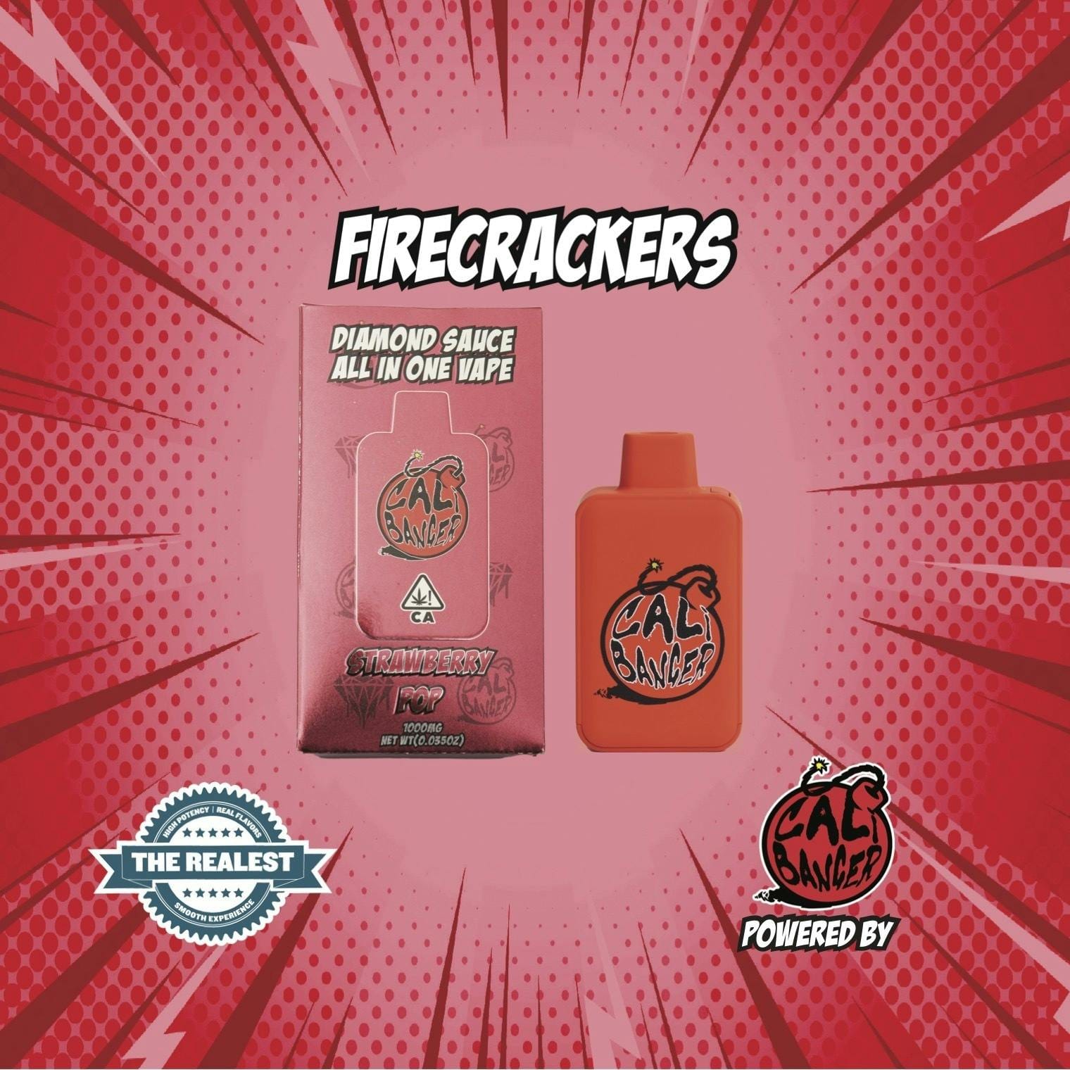 Strawberry Pop | 1g Diamond Sauce AIO