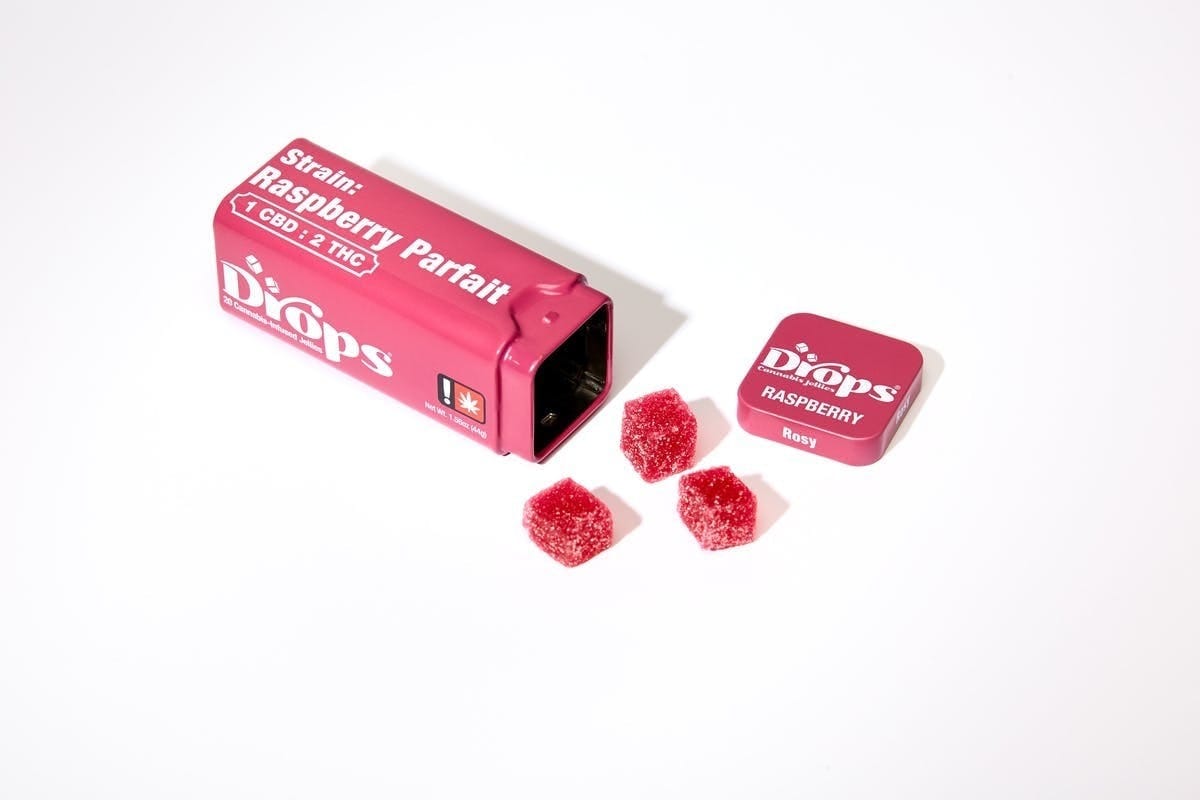 Raspberry | 1:2 CBD:THC 20pk Gummies