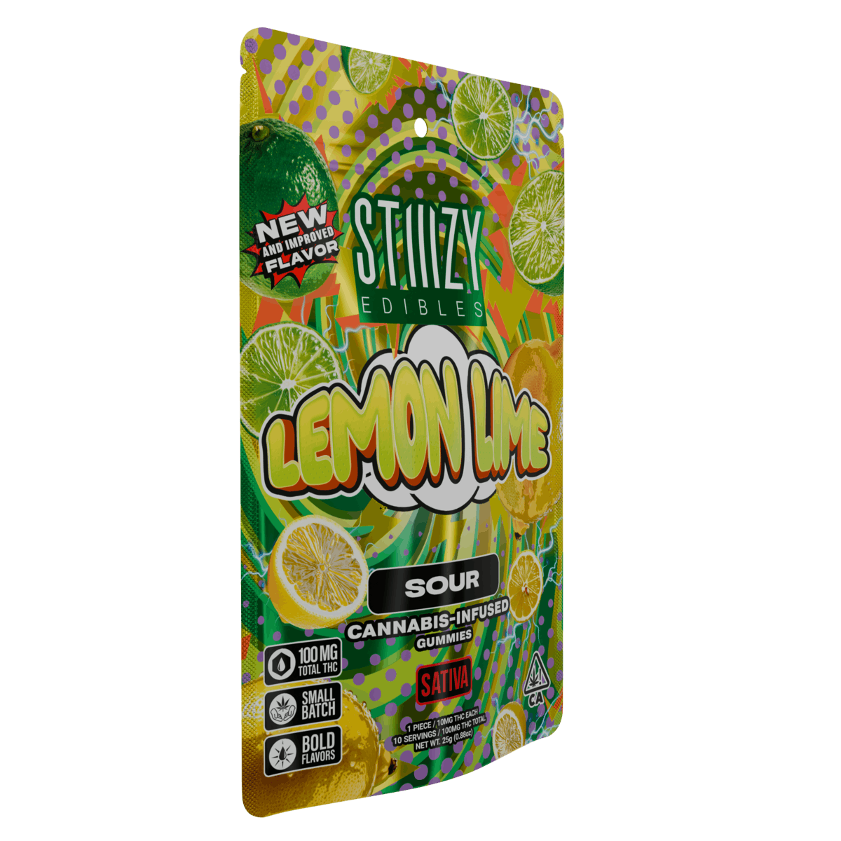 Sour Lemon Lime | 100mg Gummies