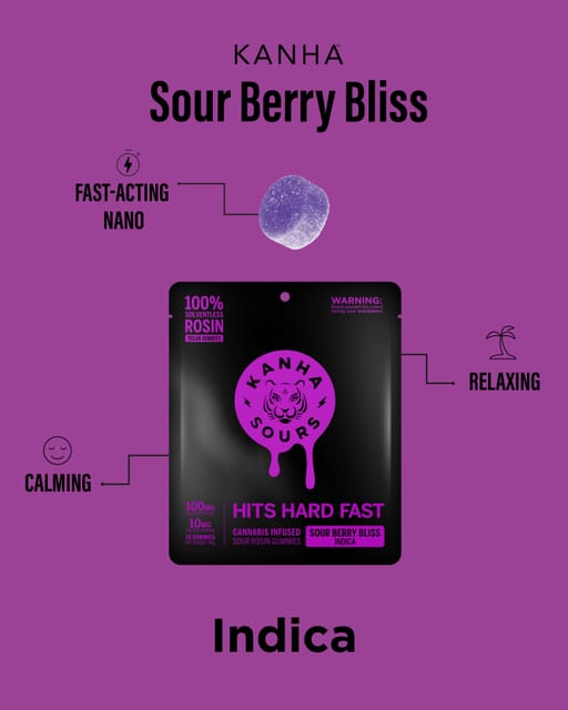 Sour Berry Bliss | 100mg Rosin Gummies