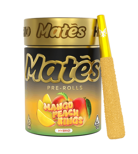 Mango Peach Rings | 2.5g | .5g x 5 Infused Preroll Pack