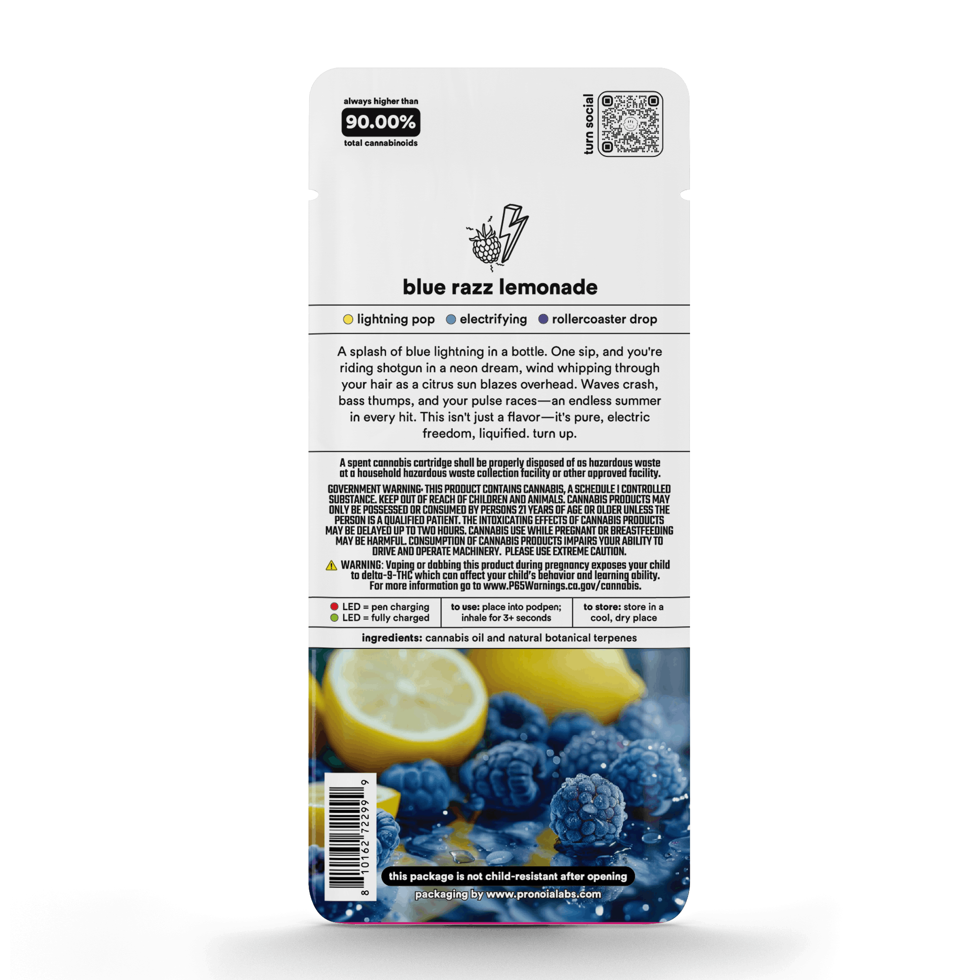turn — Blue Razz Lemonade