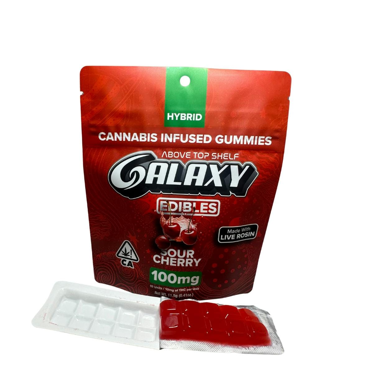 Sour Cherry | 100mg Live Rosin Gummies