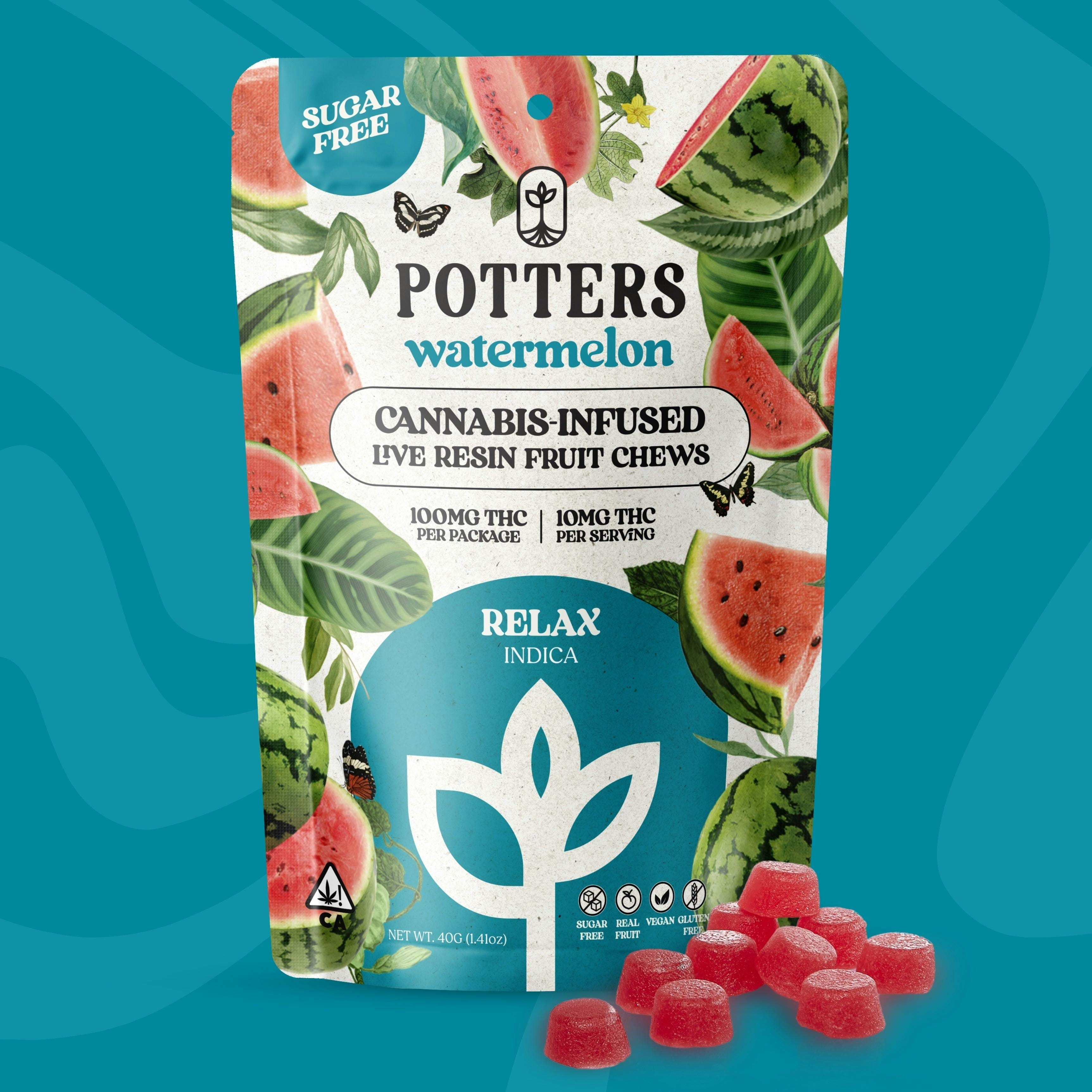 Watermelon Sugar-Free Live Gummies 100mg