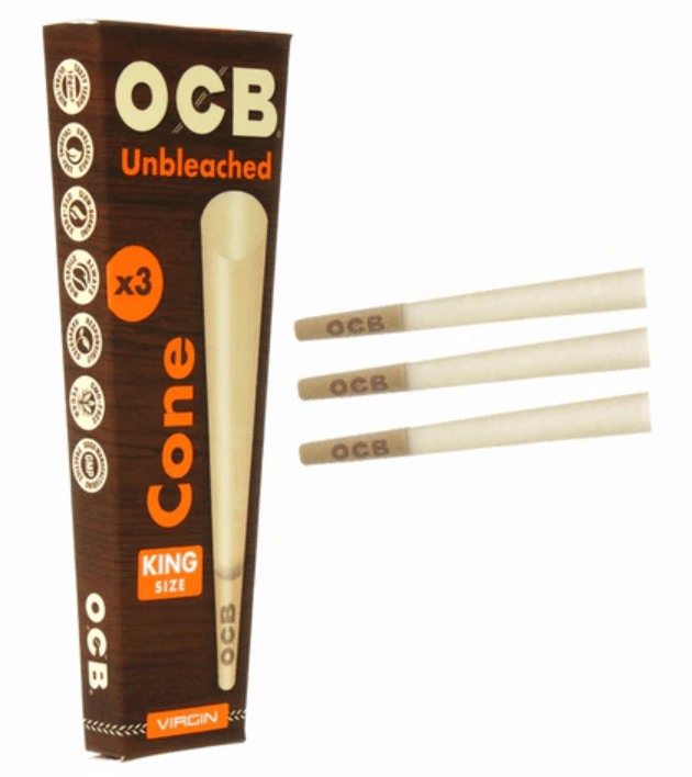 King Size Virgin | Unbleached | 3 Pack Cones