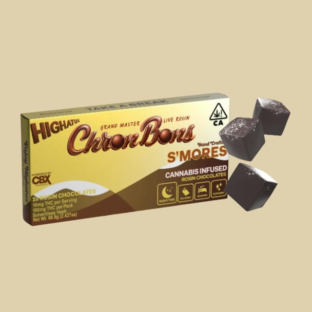 SMORES | 100mg Solventless Hash Chocolate Chron Bon