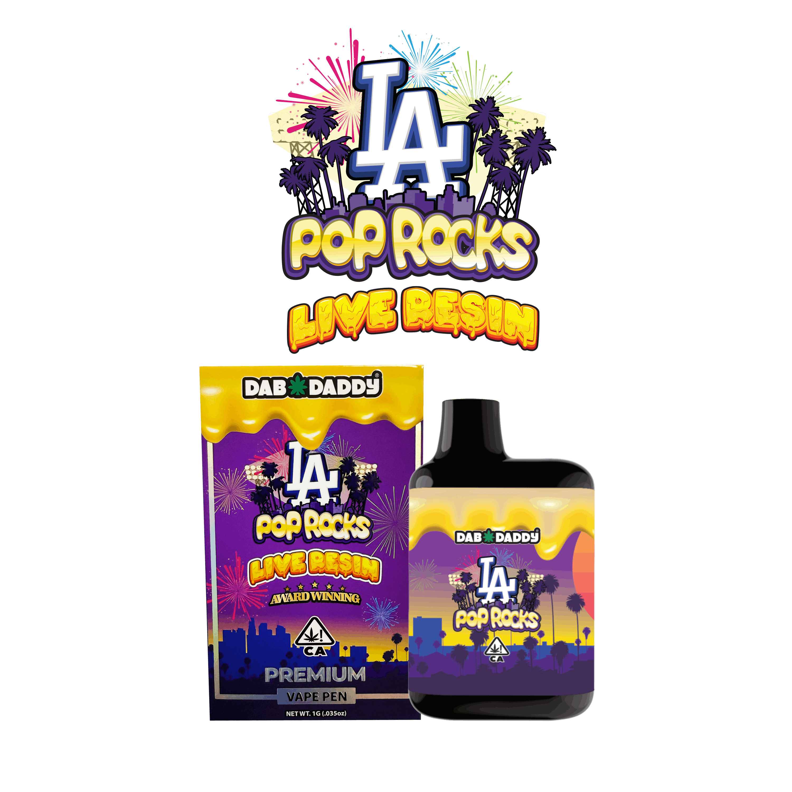 LA Pop Rocks | 1g Live Resin AIO