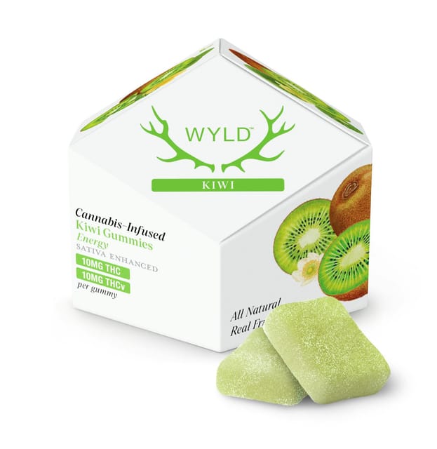 Kiwi 1:1 | 100mg THC : 100mg THCv Gummies