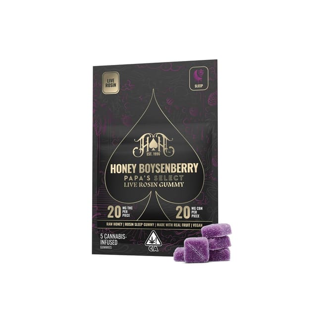 Honey Boysenberry | 100mg Live Rosin Sleep Gummies