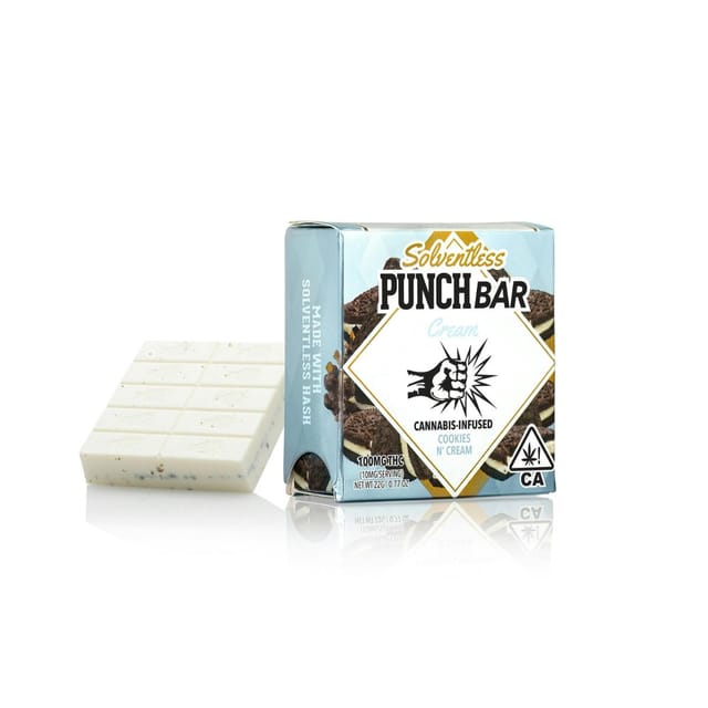Punch Extracts Cookies 'N Cream PunchBar Solventless Edible - 100 mg Edibles cannabis