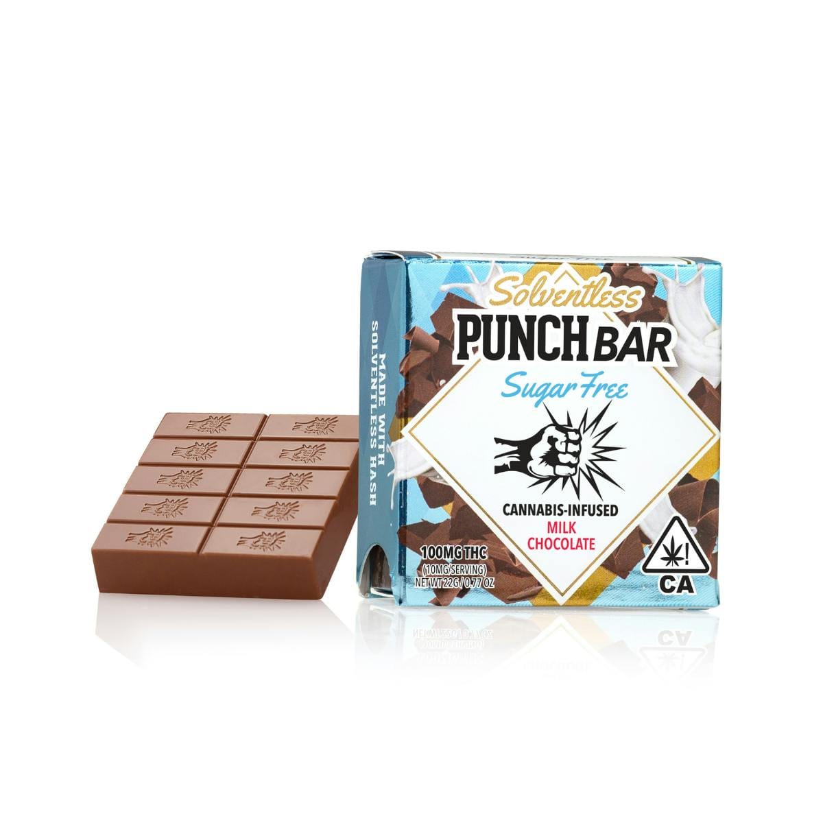 Sugar Free Milk Chocolate|PunchBar 100mg