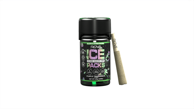Purple Trainwreck | 2.5g | .5g x 5 Rosin Infused Preroll Pack