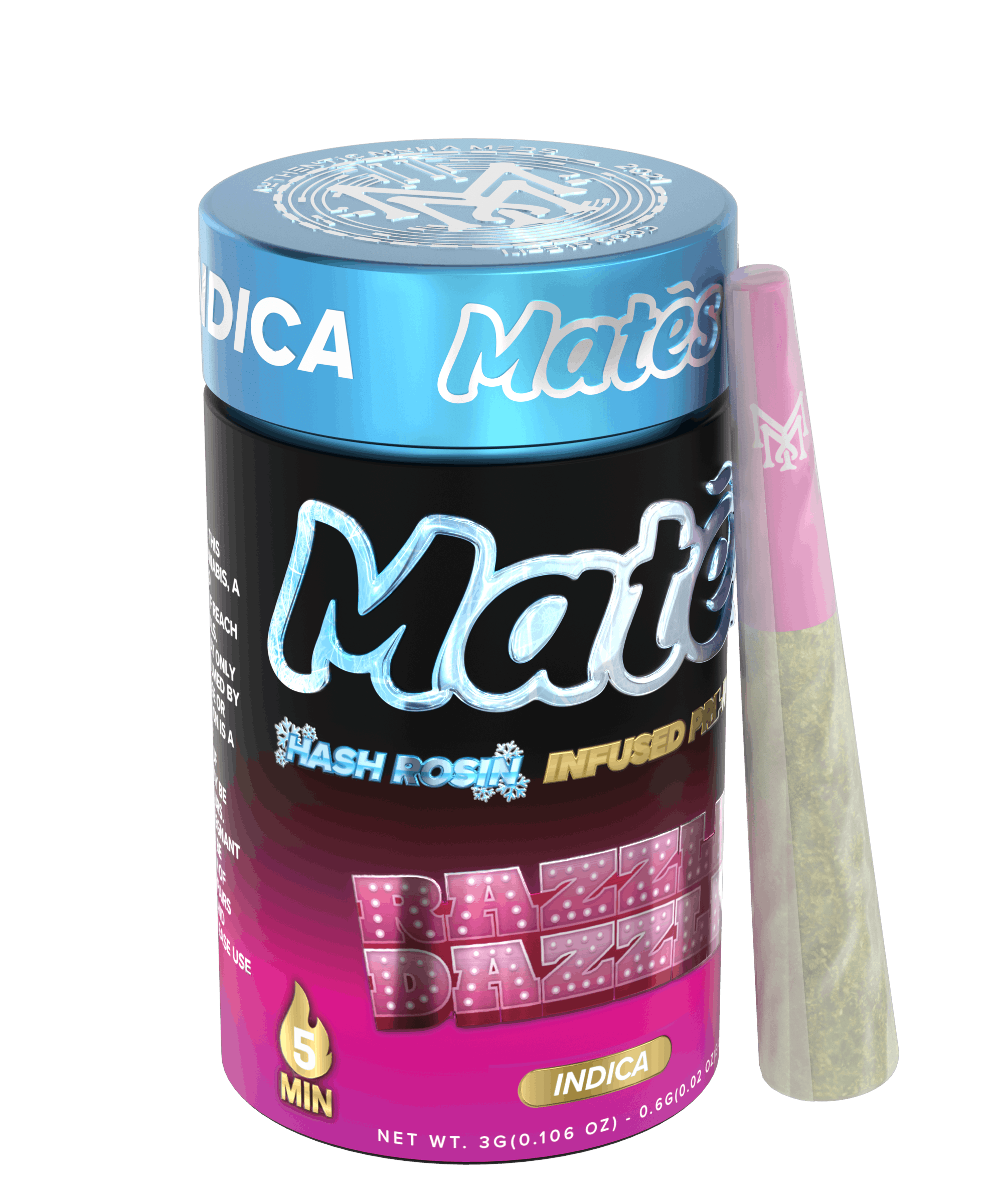 Razzle Dazzle | 2.5g | .5g x 5 Infused Preroll Pack