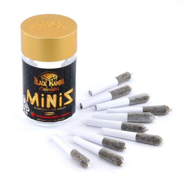 Strawberry Cough | 0.25g X 10 Infused Preroll Pack