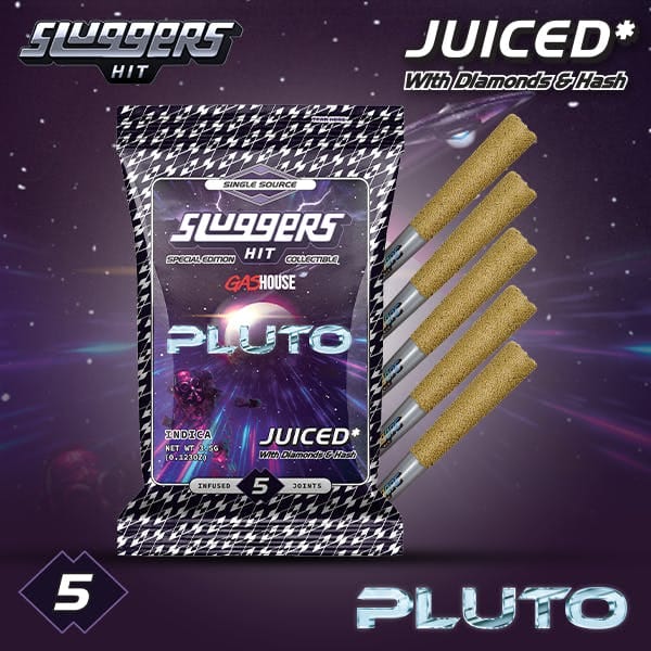 Sluggers Hit - Pluto | 5pk Infused Prerolls | West Hollywood