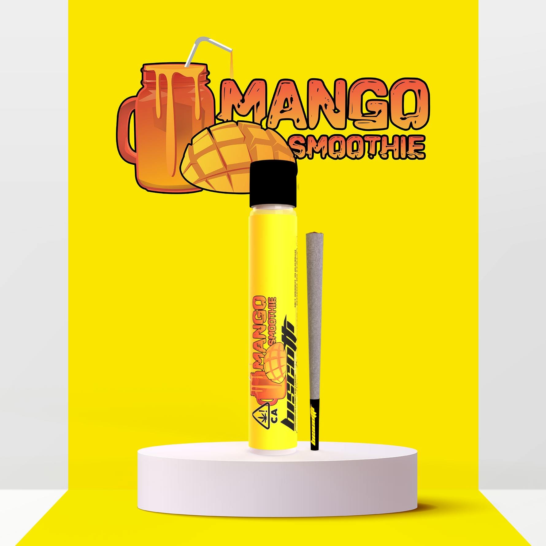 Mango Smoothie 1g Hash-Infused Preroll