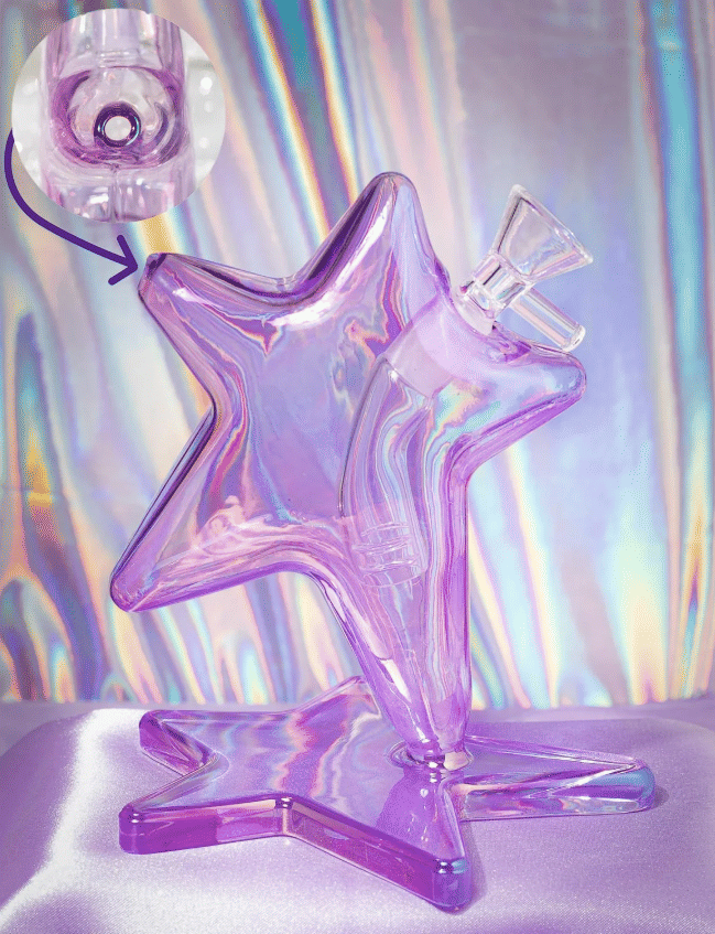 Purple Star Bubbler