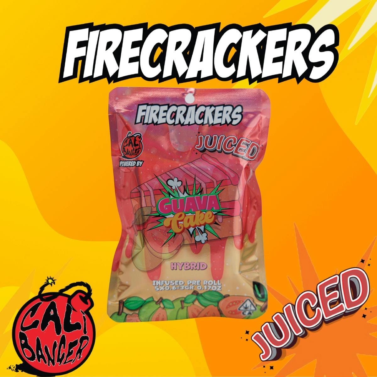 Guava Cake | 5 x 0.6 Infused Pre Roll Pack