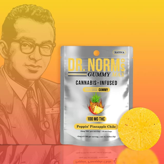 Poppin' Pineapple Chili | 100MG MAX Gummy