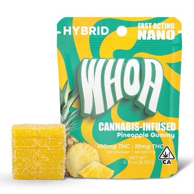 WHOA | PINEAPPLE | GUMMY BITE | 100MG